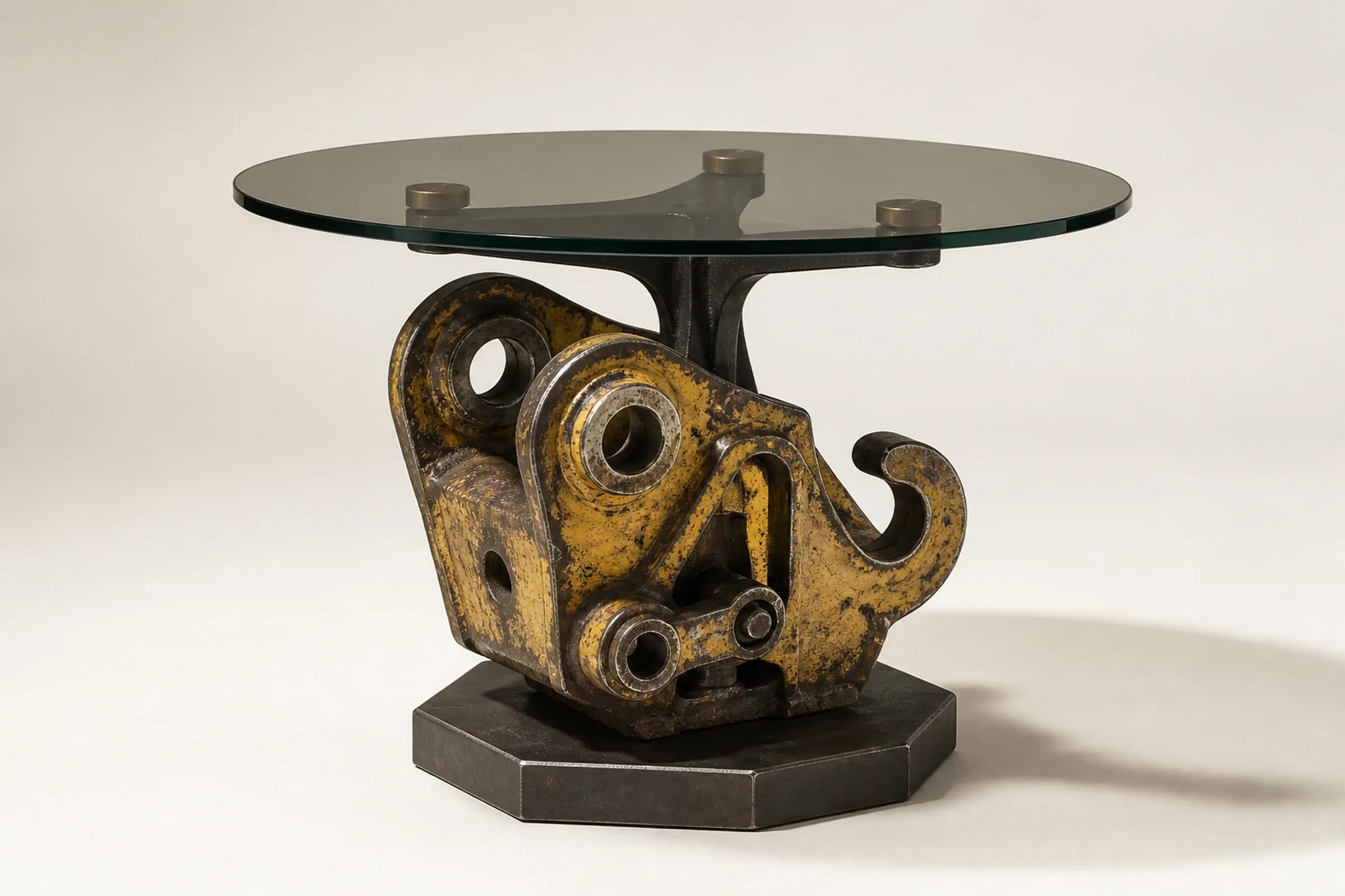 Full packshot of COUPLER 75 standing upright with round glass.